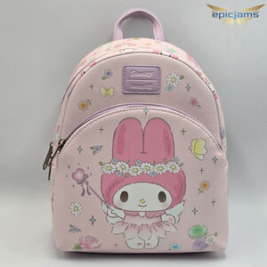 Loungefly My Melody Fairy Floral Mini Backpack New